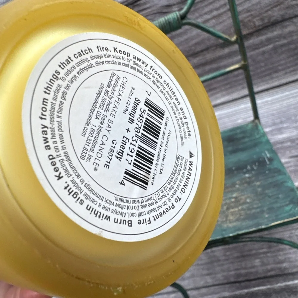 3.7oz Small Jar Candle Strength & Energy - Mind And Body By Chesapeake Bay Candl